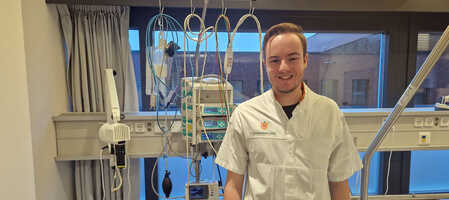 Mika start als eerste medisch hulpverlener bij Amsterdam UMC