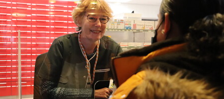 De poliklinische apotheek van Joke