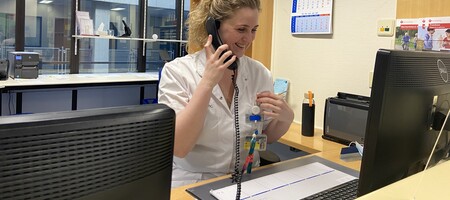 De polikliniek Hartcentrum van doktersassistent Monique