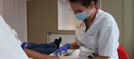 De afdeling Oncologie van Rianne